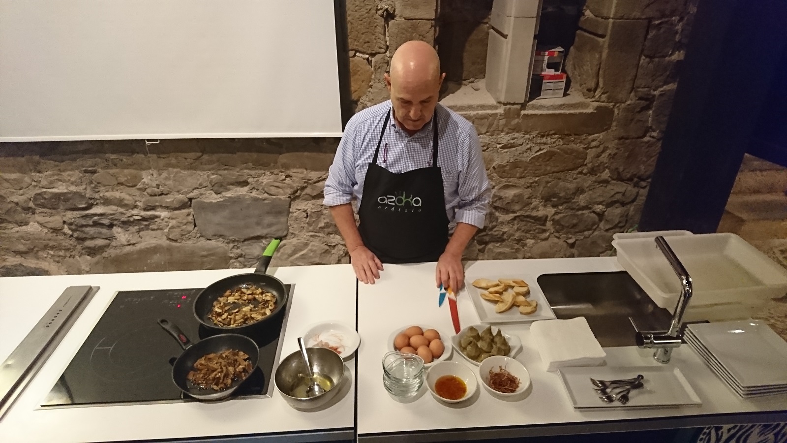 Cooking in Ordizia Gipuzkoa